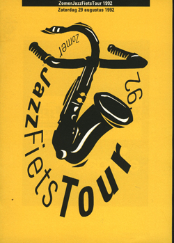 Poster ZomerJazzFietstour 1992