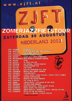Poster ZomerJazzFietstour 2003