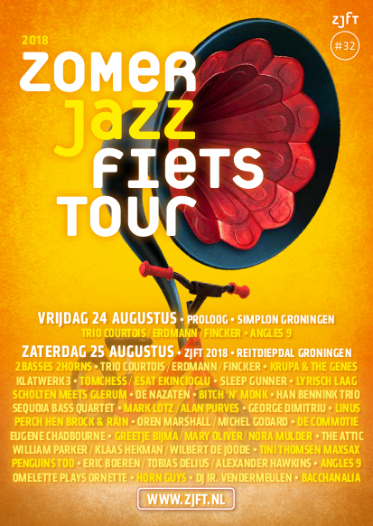 Poster ZomerJazzFietstour 2018