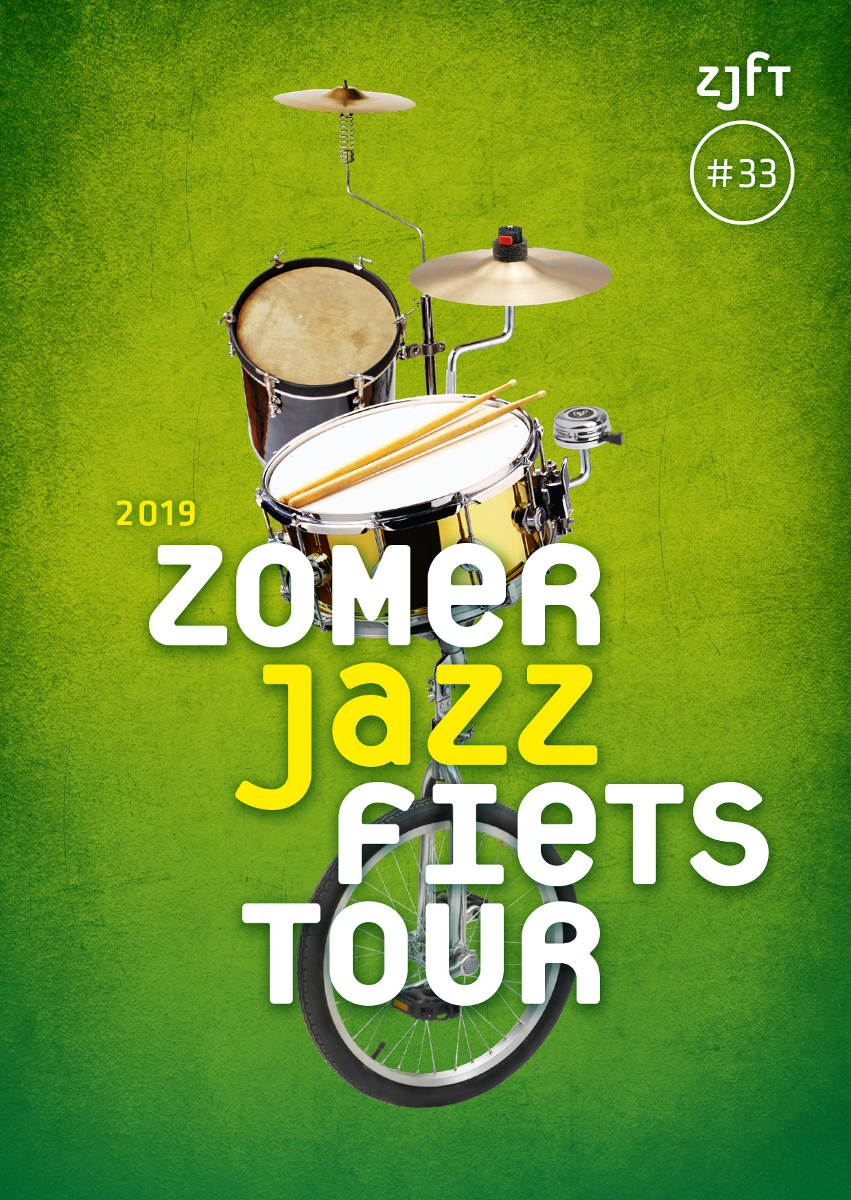 Poster ZomerJazzFietstour 2019